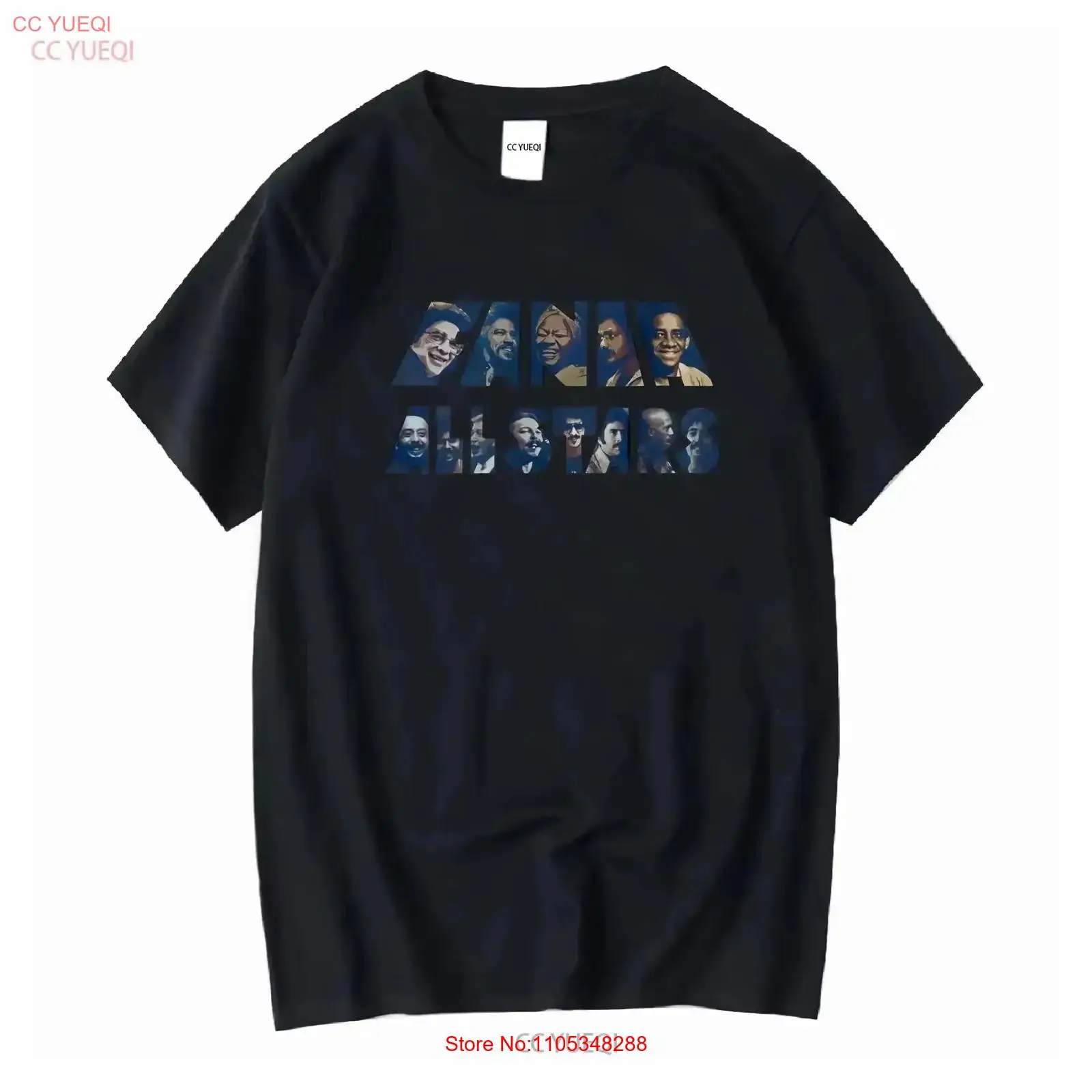 Vintage Fashion La - เสื้อยืด Fania All Stars Salsa Camisetas