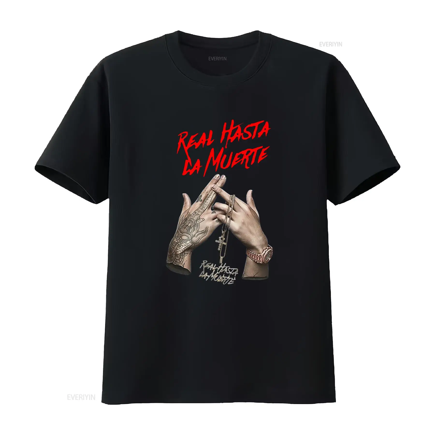 Vintage Fashion La - เสื้อยืด Rare Anuel AA Real Hasta