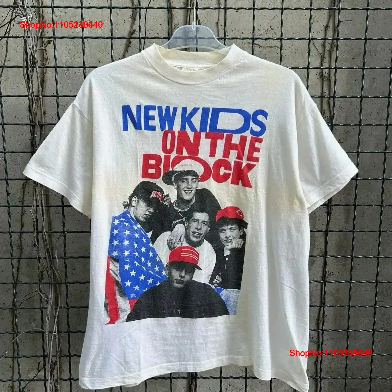 Vintage Fashion Jersey - เสื้อยืดวง New Kids on the Block