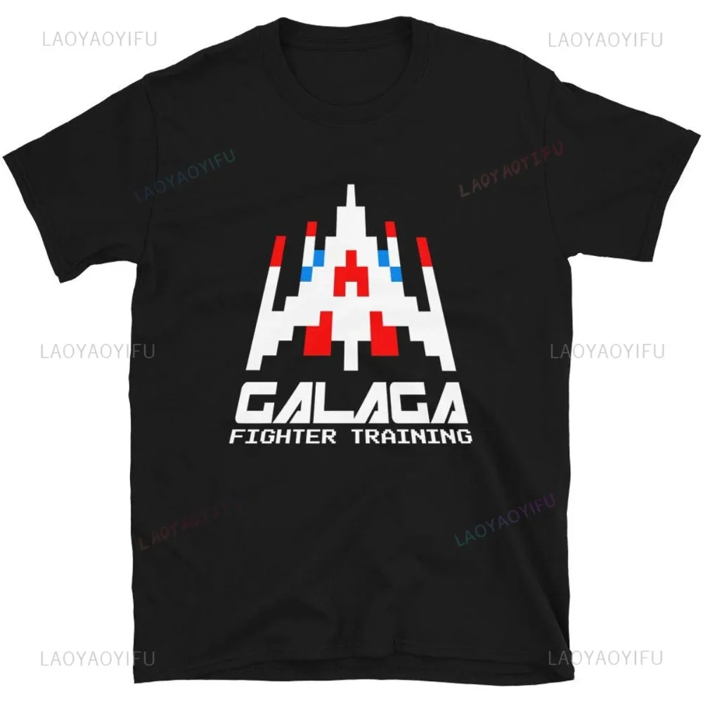 Vintage Fashion Jersey - เสื้อยืดผู้ชายย้อนยุคลำลองสไตล์ฮาราจูกุยุค80S 70S วินเทจ T-srhit Invader Space