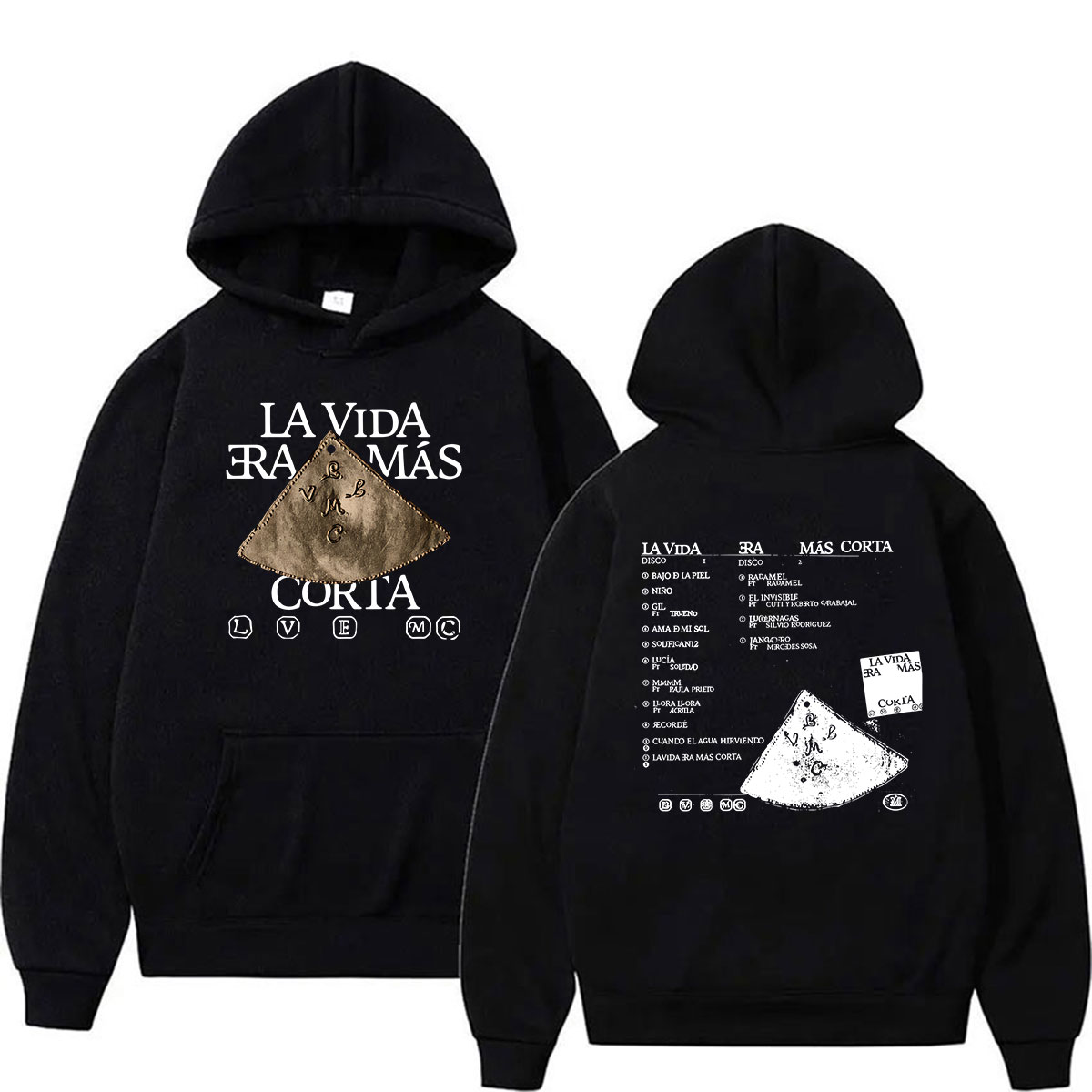 Vintage Fashion La - เสื้อฮู้ดพิมพ์ลาย Milo J La Vida Era