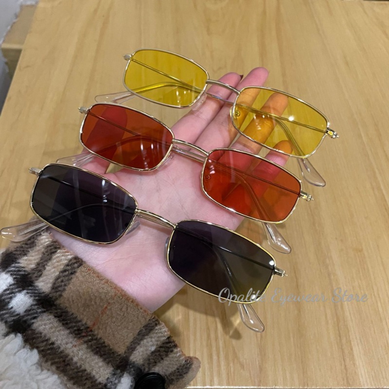 แว่นกันแดดทรงสี่เหลี่ยมเล็กสไต - Vintage Fashion Enthusiasts บทวิจารณ์และราคา