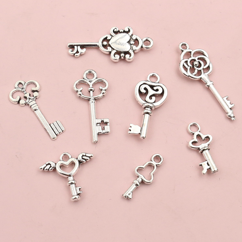 50Pcs Vintage ขนาดเล็ก Charms  - Vintage Fashion Stores บทวิจารณ์และราคา