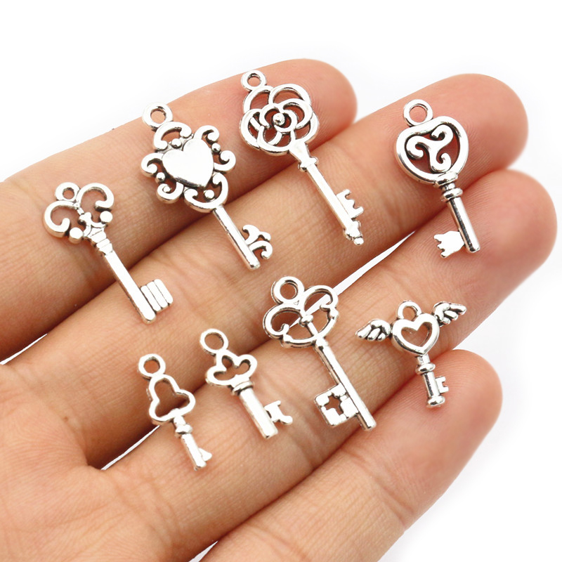 50Pcs Vintage ขนาดเล็ก Charms  - Vintage Fashion Stores บทวิจารณ์และราคา