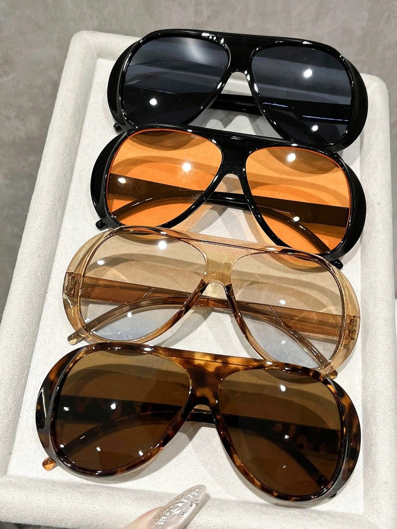 1/4PCS แฟชั่นแบรนด์หรูแว่นตากั - Vintage Outdoor Fashion บทวิจารณ์และราคา