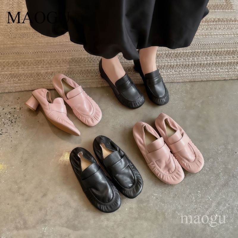 รองเท้าหนังนิ่มแบบสวมสำหรับผู้ - Vintage Fashion Online บทวิจารณ์และราคา